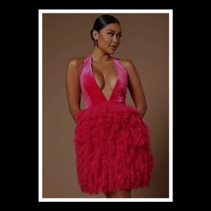 💋FASHION NOVA LILYANA TULLE PROM MINIDRESS!!!